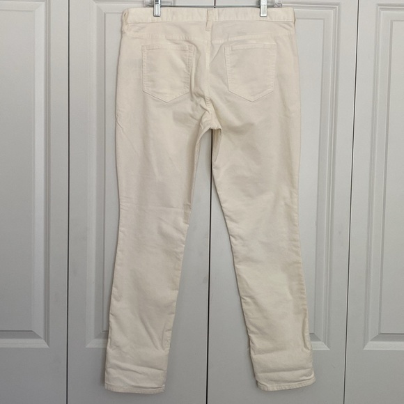 J Crew REID Corduroy Cigarette Pants Ivory Size 31 P - Picture 4 of 12